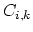 $C_{i,k}$