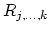 $R_{j,\ldots,k}$
